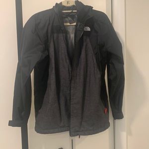 Boys 2piece/3 Way North North Face Wind Jacket with Fleece Insert  Size XL 18-20